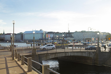 Fototapeta na wymiar ヘルシンキ南港の風景
