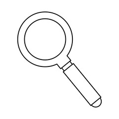 search magnifying glass icon vector illustration design