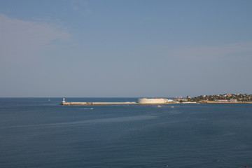 Fototapeta na wymiar Bay in Sevastopol