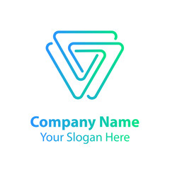 Abstract graphic icon, logo design template, symbol for company