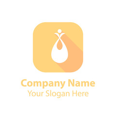 Abstract graphic icon, logo design template, symbol for company