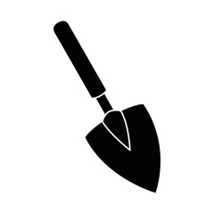 gardening shovel isolated icon vector illustration design