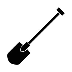gardening shovel isolated icon vector illustration design