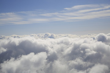 Fototapeta premium Scenery from the window of the airplane