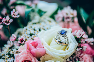 Bridal wedding rings