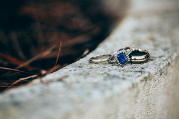 Bridal wedding rings