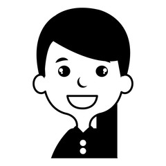 cute and little girl vector illustration design