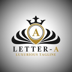 Letter A Logo - Classic Luxurious Style Logo Template