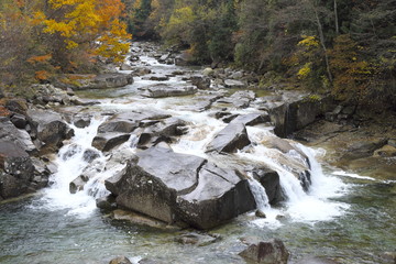 木曽赤沢の紅葉