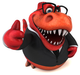 Fun Trex - 3D Illustration © Julien Tromeur
