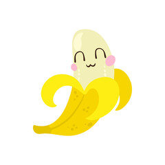 Vector banana character