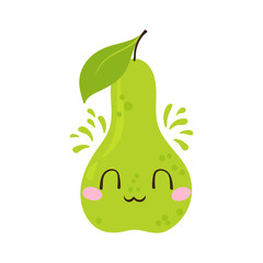 Vector pear character