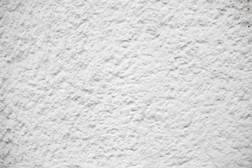 White ragged, rough wall concrete background.