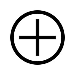 Obraz premium Plus icon. Add vector icon