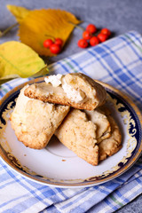 Buns with cottage cheese