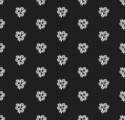 Seamless black and white ornament. Modern background. Geometric modern pattern
