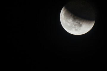 Obraz premium the lunar Eclipse of 31 January 2018