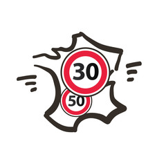 limitation de la vitesse à 30 km heure 