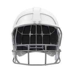 American Football Helmet Isolated