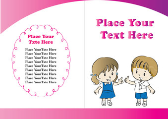 kids book cover design