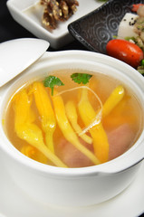 Lily flower and sparerib soup - A Popular Taiwan food