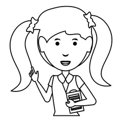 cartoon businesswoman icon