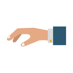 Business hand symbol icon vector illustration graphic design