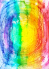 Rideaux velours Mélange de couleurs Creative vibrant watercolor background.