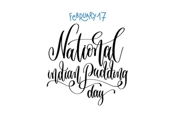 february 17 - national indian pudding day