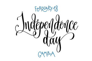 february 18 - Independence day - Gambia
