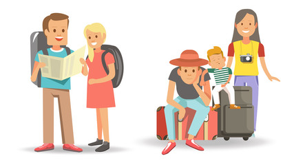 Families that travel with children ready to go