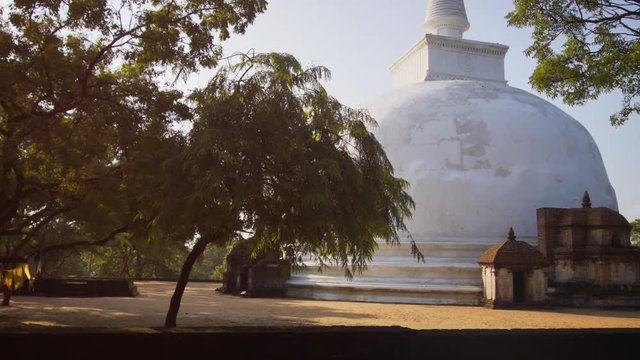 Enormous Stupa of Kiri Vehera near Polonnaruwa, Sri Lanka