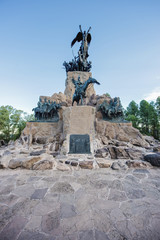 Obraz premium Cerro de la Gloria monument in Mendoza, Argentina.