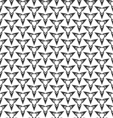 Abstract geometric Seamless pattern . Repeating geometric Black and white texture. geometric decoration