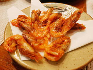 エビの揚げ物