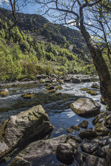 Avon Glaslyn, (River), North Wales, UK