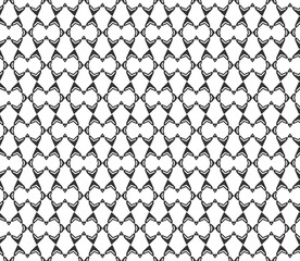Abstract geometric Seamless pattern . Repeating geometric Black and white texture. geometric decoration