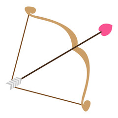 bow with cupid arrow