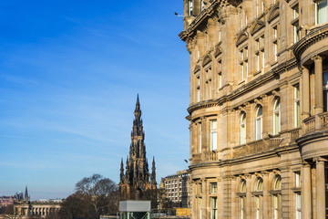 antique church building in Edinburgh, Scotland