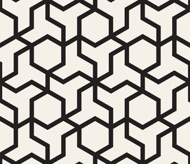 Vector seamless pattern. Modern stylish abstract texture. Repeating geometric tiles from striped elements i