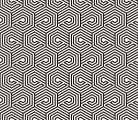 Vector seamless pattern. Modern stylish abstract texture. Repeating geometric tiles