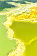  africa  the volcanic depression  of dallol