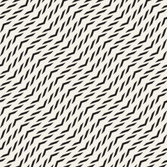 Seamless ethnic lines pattern. Black and white geometric pattern. Vector print for your design.