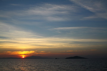 Fototapeta premium A small seaside town Turgutreis