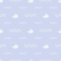 Baby shower toys seamless pattern background vector.