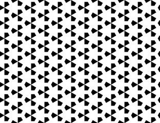 Black and white geometric pattern