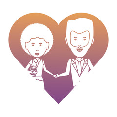 heart with couple icon