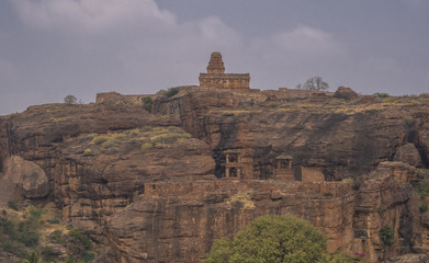 Fototapeta na wymiar Badami Cave Temples, Karnataka, India 