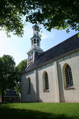 Fototapeta na wymiar Protestant Church of Spijk