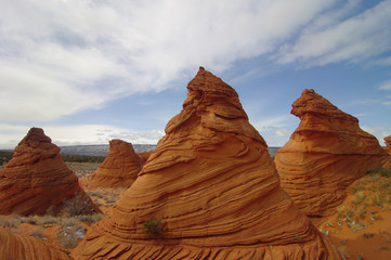 Fototapeta na wymiar Cones Landscape